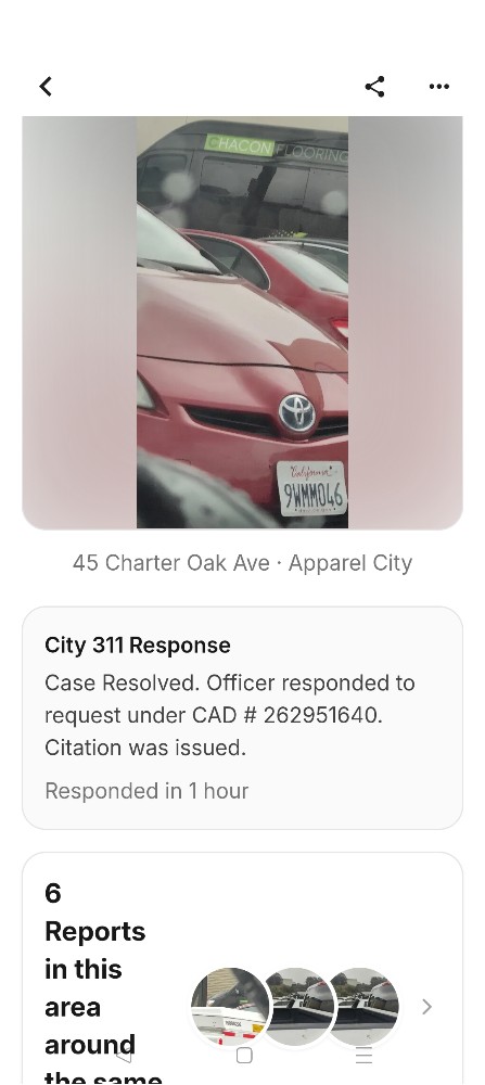 Photo attached to case 202000210998